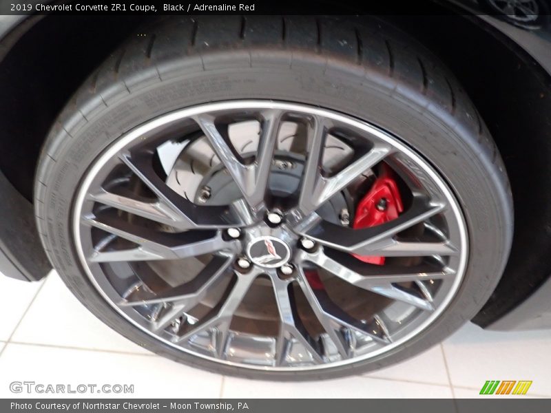 Black / Adrenaline Red 2019 Chevrolet Corvette ZR1 Coupe