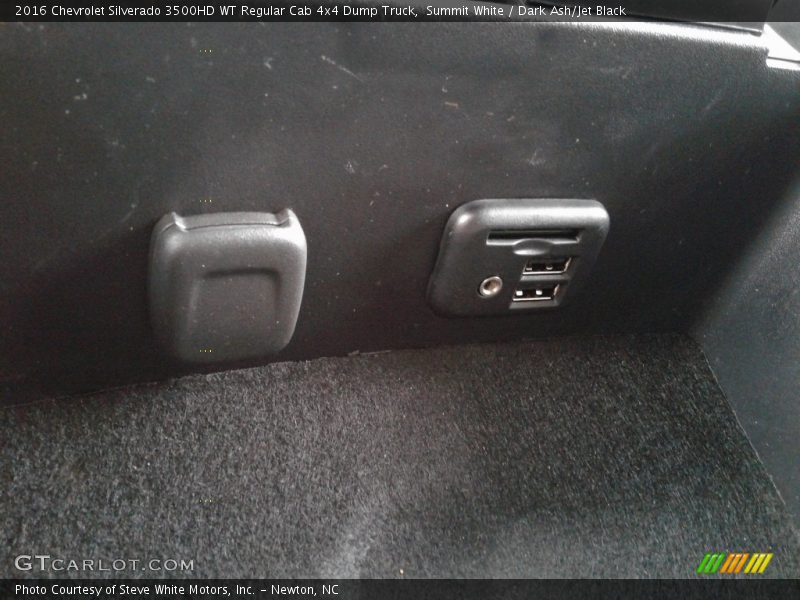 Summit White / Dark Ash/Jet Black 2016 Chevrolet Silverado 3500HD WT Regular Cab 4x4 Dump Truck