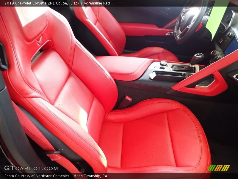 Black / Adrenaline Red 2019 Chevrolet Corvette ZR1 Coupe