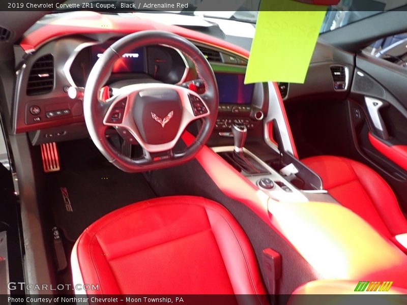 Front Seat of 2019 Corvette ZR1 Coupe