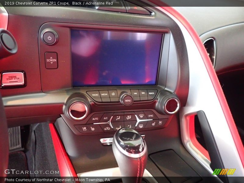 Black / Adrenaline Red 2019 Chevrolet Corvette ZR1 Coupe