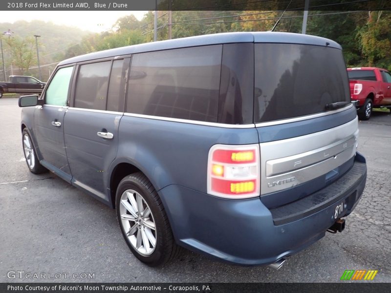 Blue / Dune 2018 Ford Flex Limited AWD
