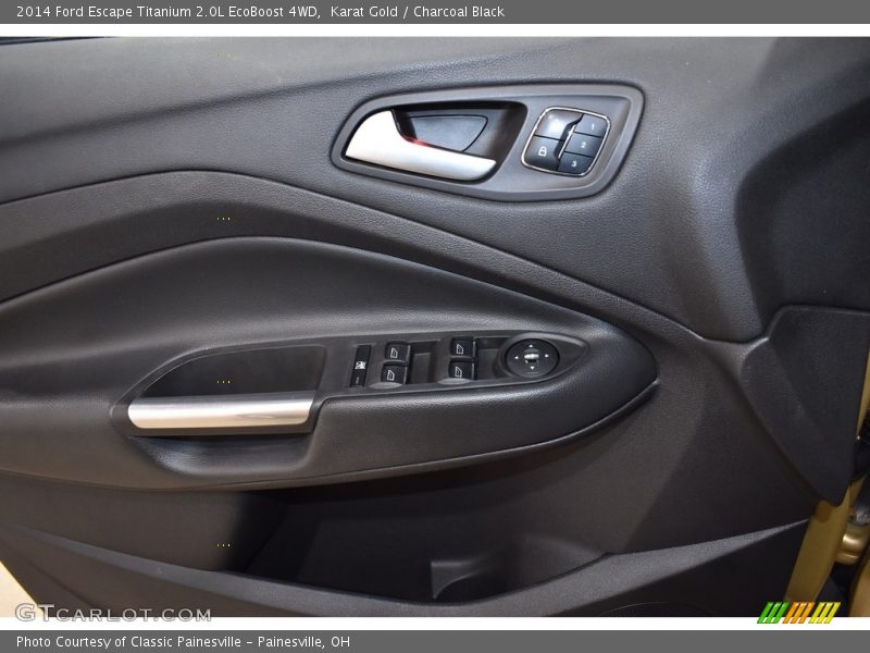 Karat Gold / Charcoal Black 2014 Ford Escape Titanium 2.0L EcoBoost 4WD