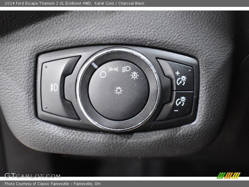 Karat Gold / Charcoal Black 2014 Ford Escape Titanium 2.0L EcoBoost 4WD