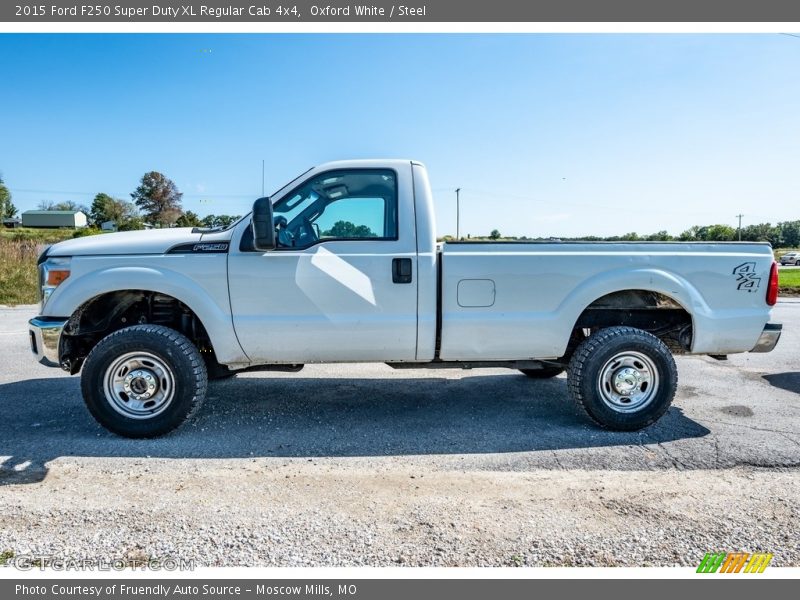 Oxford White / Steel 2015 Ford F250 Super Duty XL Regular Cab 4x4