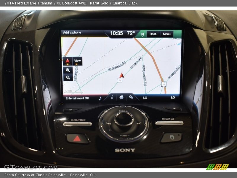 Karat Gold / Charcoal Black 2014 Ford Escape Titanium 2.0L EcoBoost 4WD