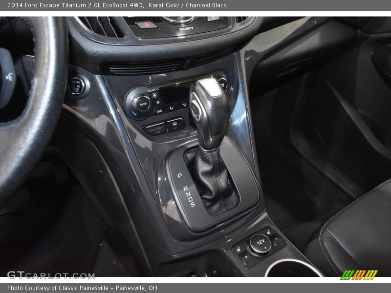 Karat Gold / Charcoal Black 2014 Ford Escape Titanium 2.0L EcoBoost 4WD