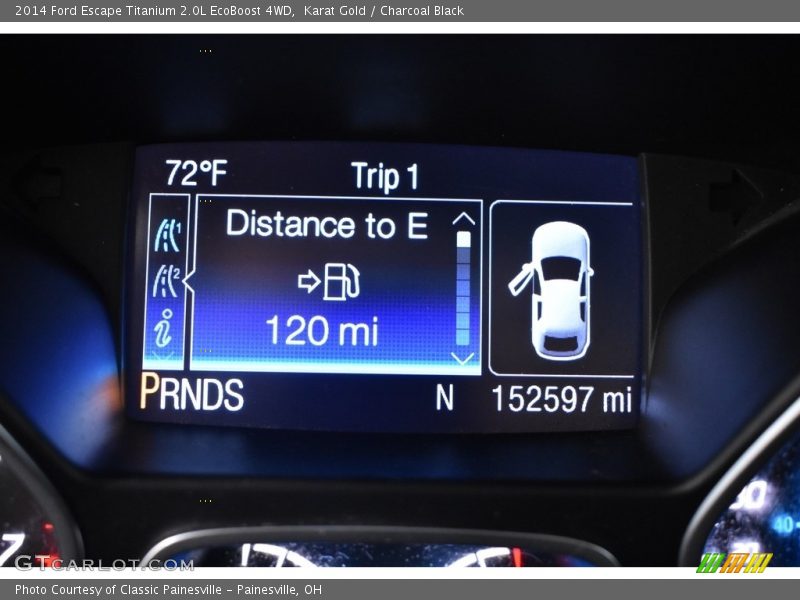 Karat Gold / Charcoal Black 2014 Ford Escape Titanium 2.0L EcoBoost 4WD