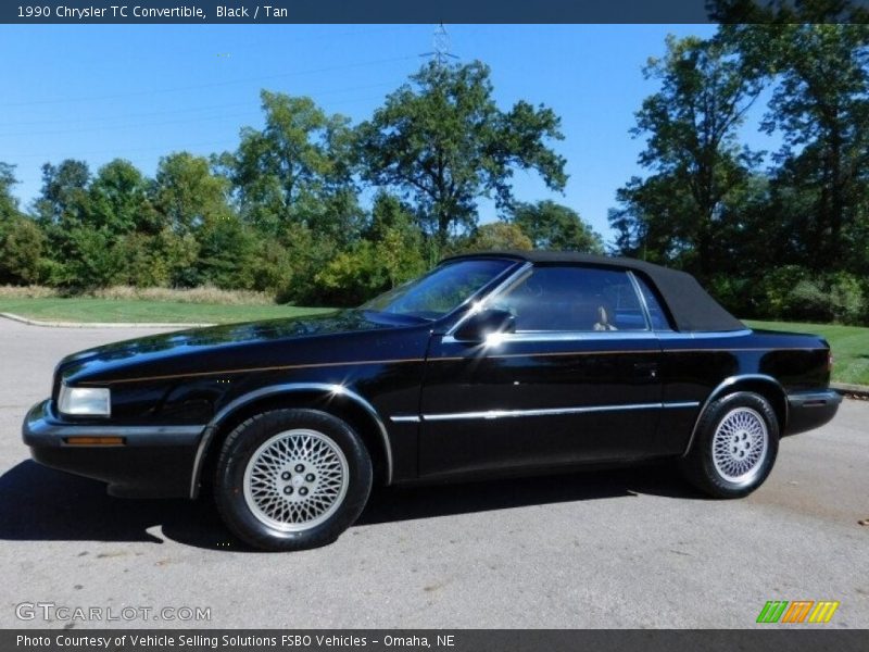 Black / Tan 1990 Chrysler TC Convertible
