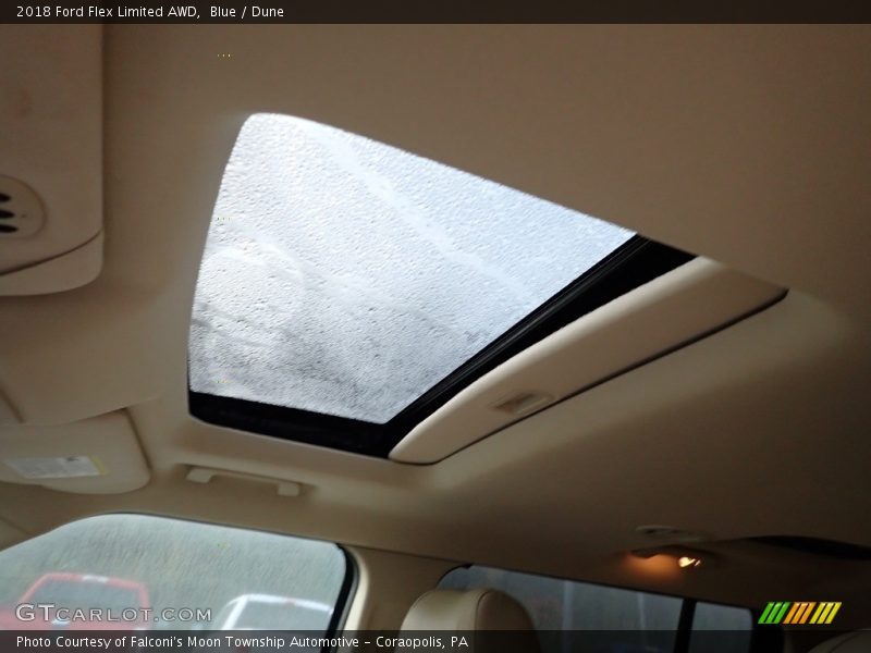 Blue / Dune 2018 Ford Flex Limited AWD