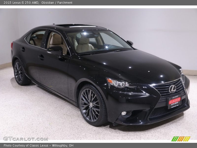 Obsidian / Parchment 2015 Lexus IS 250 AWD