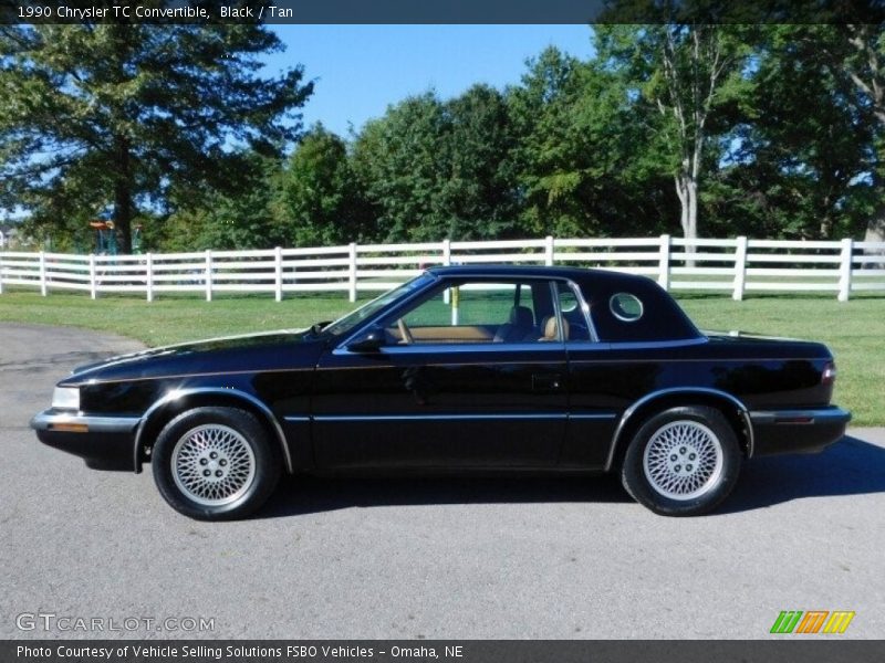 Black / Tan 1990 Chrysler TC Convertible