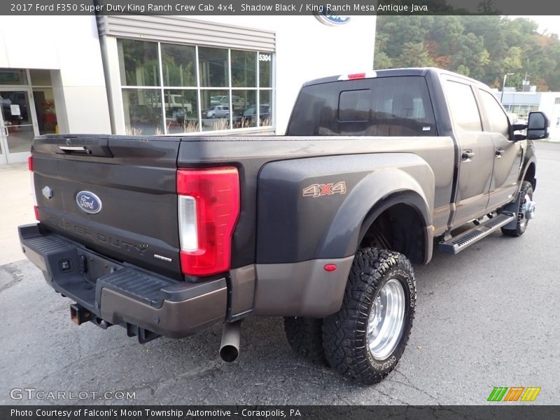 Shadow Black / King Ranch Mesa Antique Java 2017 Ford F350 Super Duty King Ranch Crew Cab 4x4