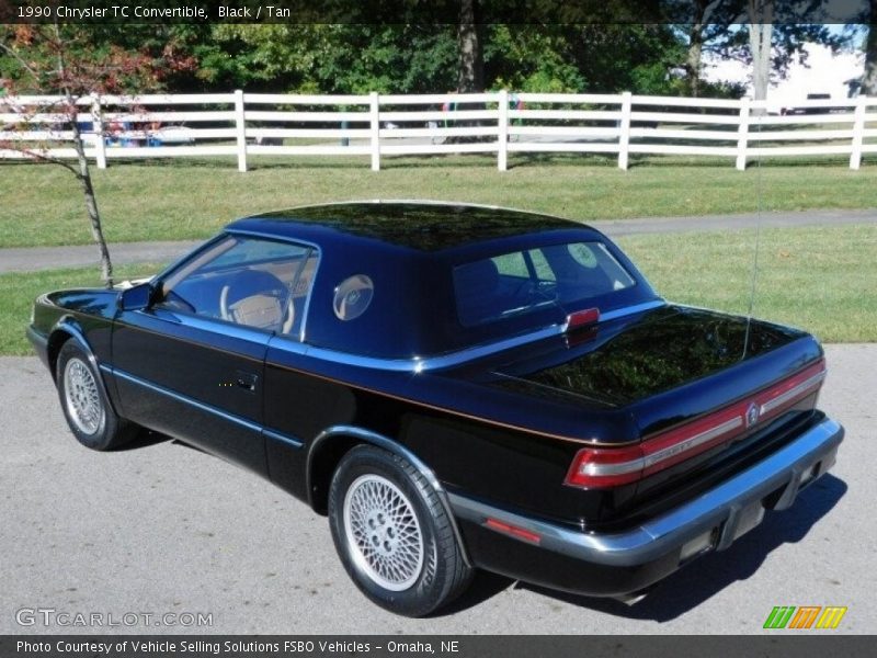 Black / Tan 1990 Chrysler TC Convertible