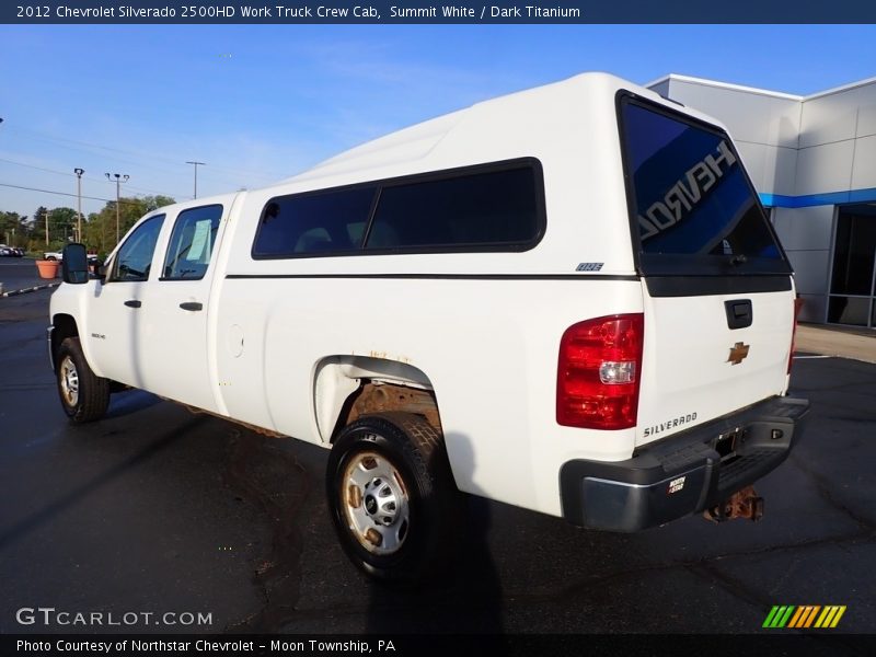 Summit White / Dark Titanium 2012 Chevrolet Silverado 2500HD Work Truck Crew Cab