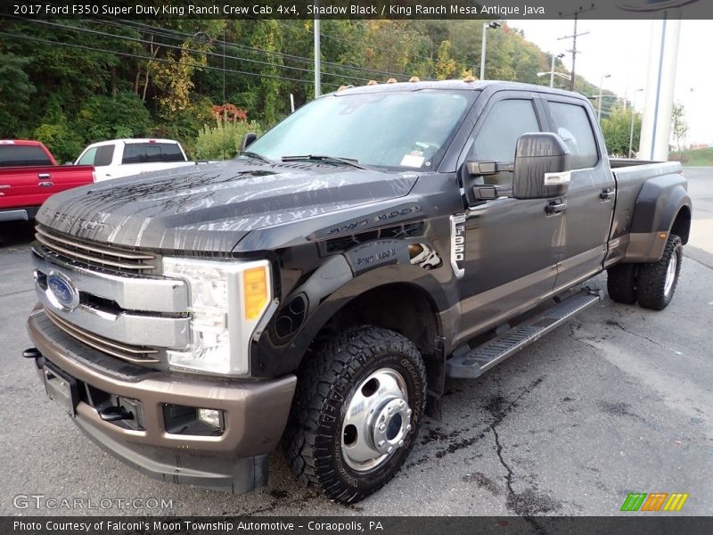 Shadow Black / King Ranch Mesa Antique Java 2017 Ford F350 Super Duty King Ranch Crew Cab 4x4