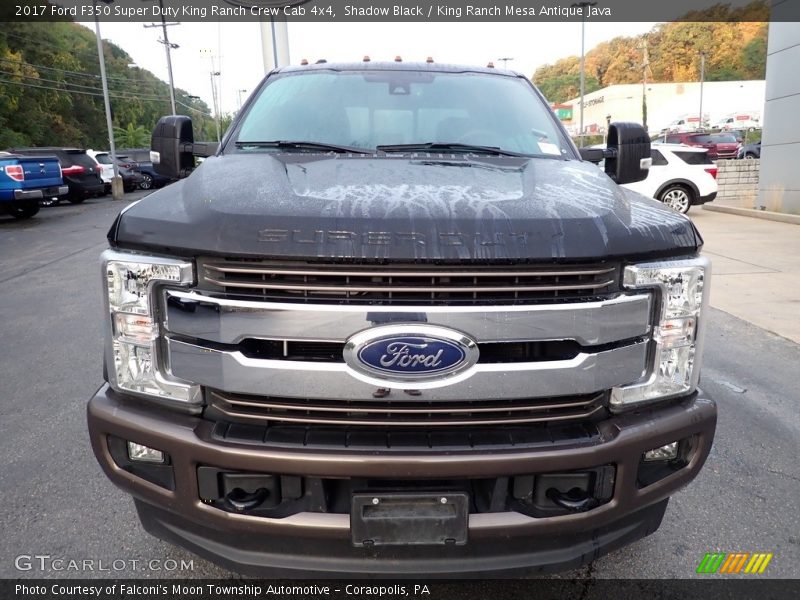 Shadow Black / King Ranch Mesa Antique Java 2017 Ford F350 Super Duty King Ranch Crew Cab 4x4