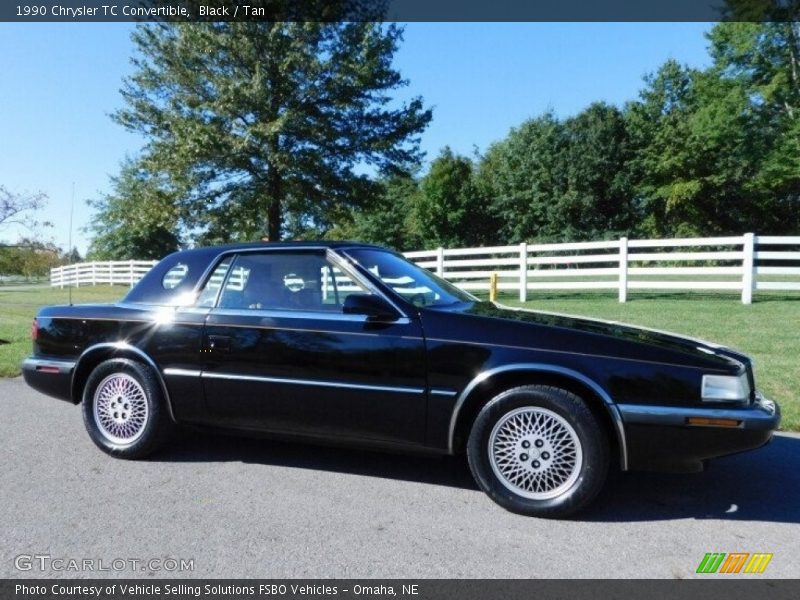 Black / Tan 1990 Chrysler TC Convertible