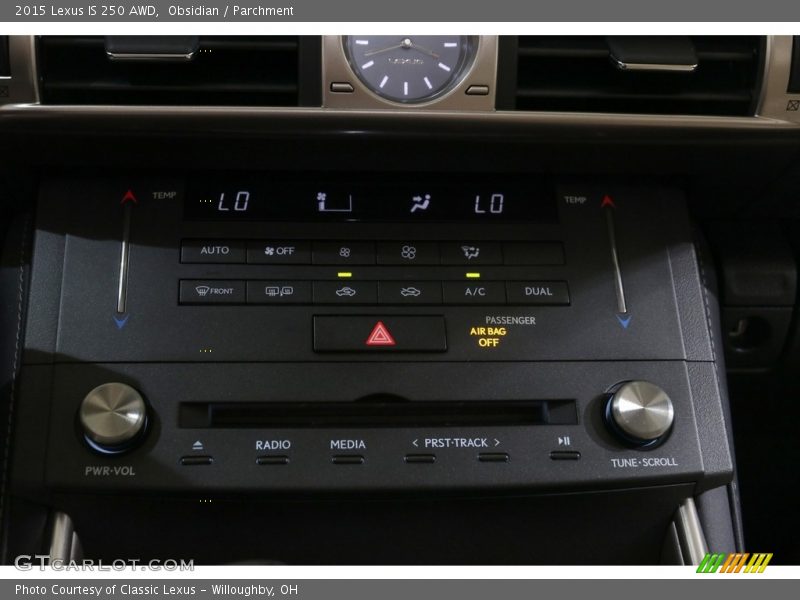 Obsidian / Parchment 2015 Lexus IS 250 AWD