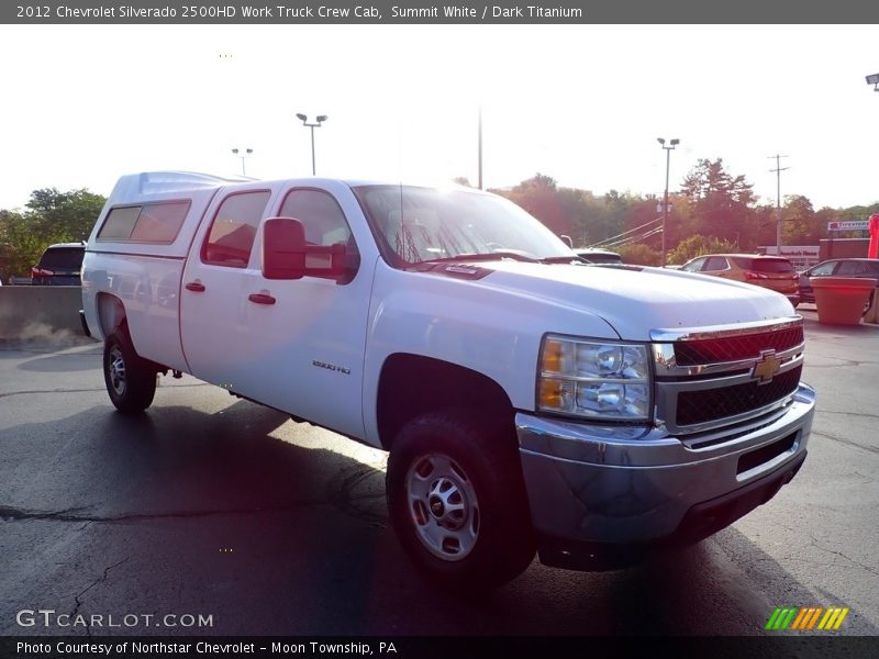 Summit White / Dark Titanium 2012 Chevrolet Silverado 2500HD Work Truck Crew Cab