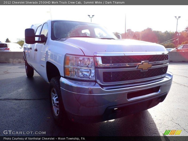 Summit White / Dark Titanium 2012 Chevrolet Silverado 2500HD Work Truck Crew Cab