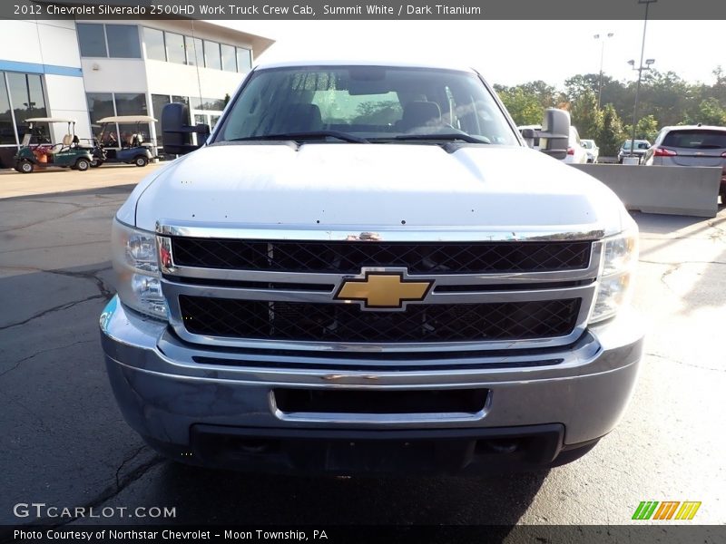 Summit White / Dark Titanium 2012 Chevrolet Silverado 2500HD Work Truck Crew Cab