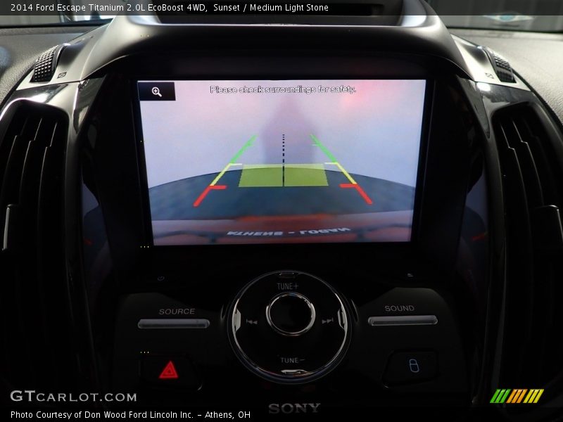 Sunset / Medium Light Stone 2014 Ford Escape Titanium 2.0L EcoBoost 4WD