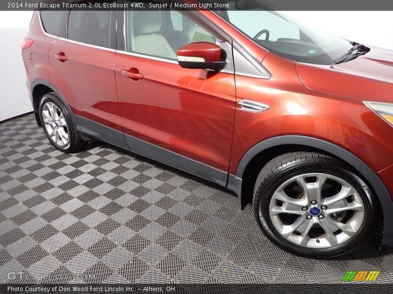 Sunset / Medium Light Stone 2014 Ford Escape Titanium 2.0L EcoBoost 4WD