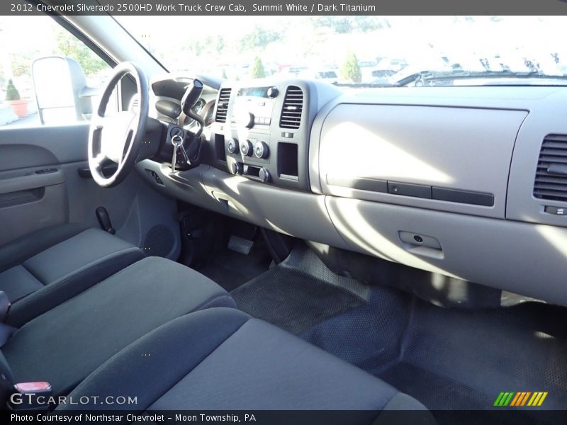 Summit White / Dark Titanium 2012 Chevrolet Silverado 2500HD Work Truck Crew Cab