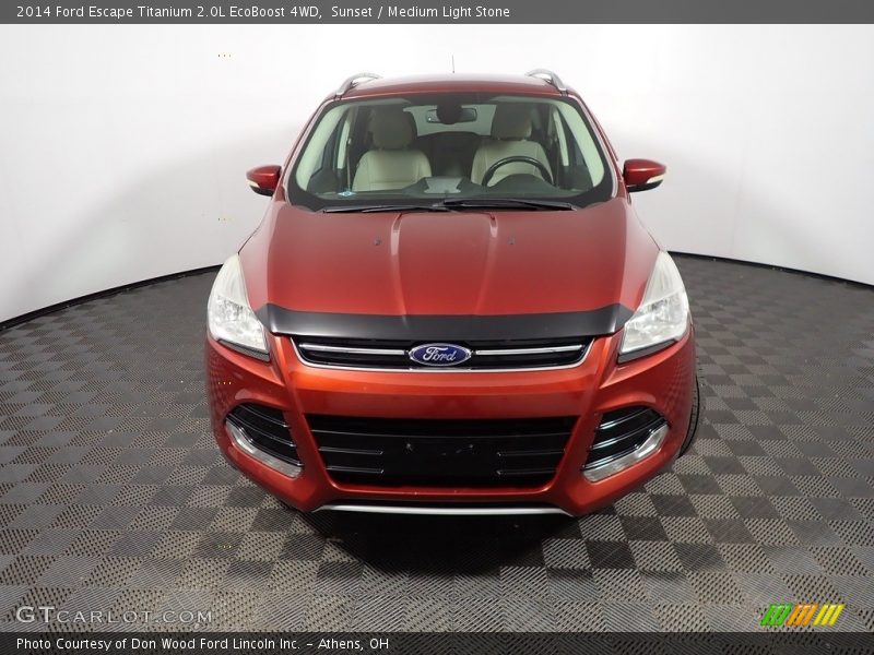 Sunset / Medium Light Stone 2014 Ford Escape Titanium 2.0L EcoBoost 4WD