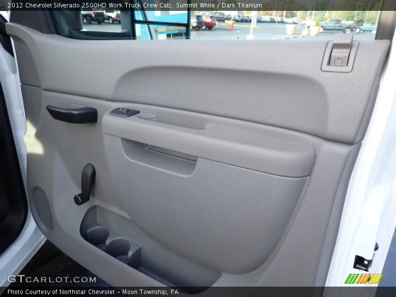Summit White / Dark Titanium 2012 Chevrolet Silverado 2500HD Work Truck Crew Cab