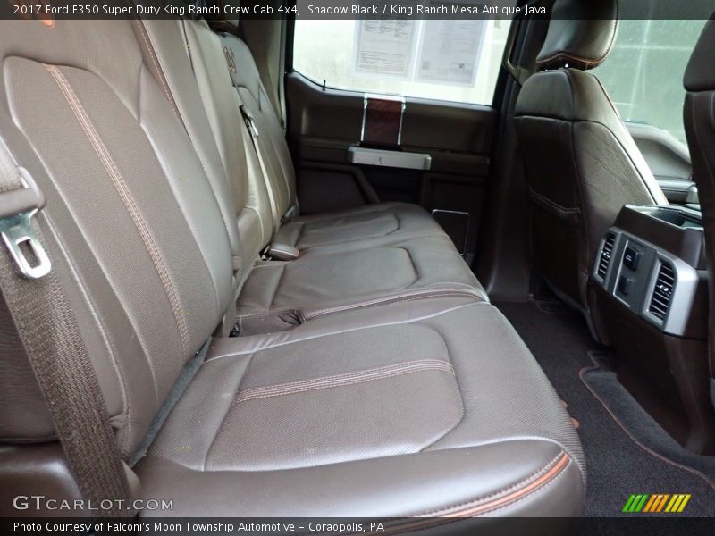 Shadow Black / King Ranch Mesa Antique Java 2017 Ford F350 Super Duty King Ranch Crew Cab 4x4