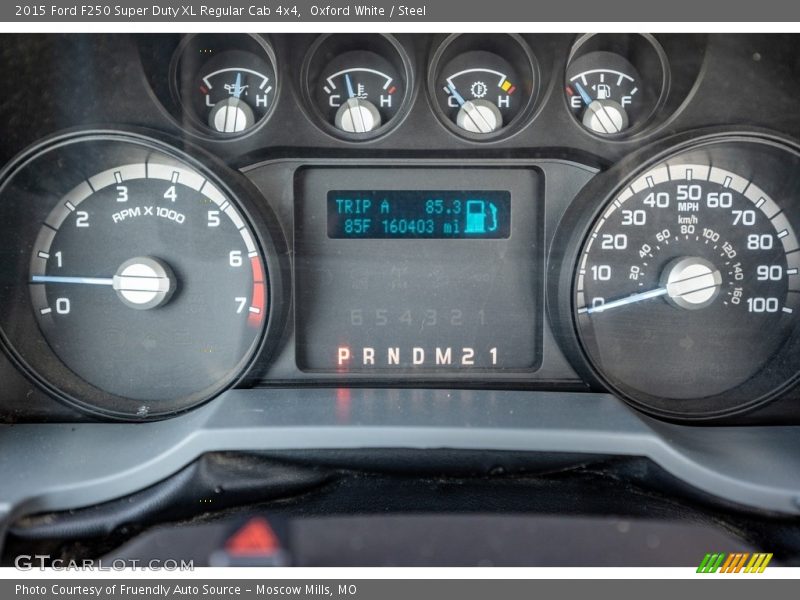 Oxford White / Steel 2015 Ford F250 Super Duty XL Regular Cab 4x4
