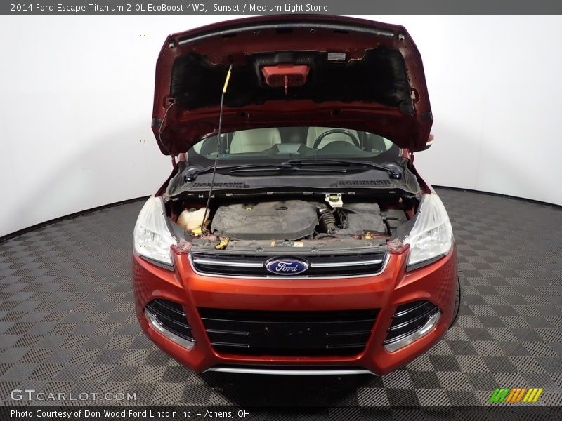 Sunset / Medium Light Stone 2014 Ford Escape Titanium 2.0L EcoBoost 4WD