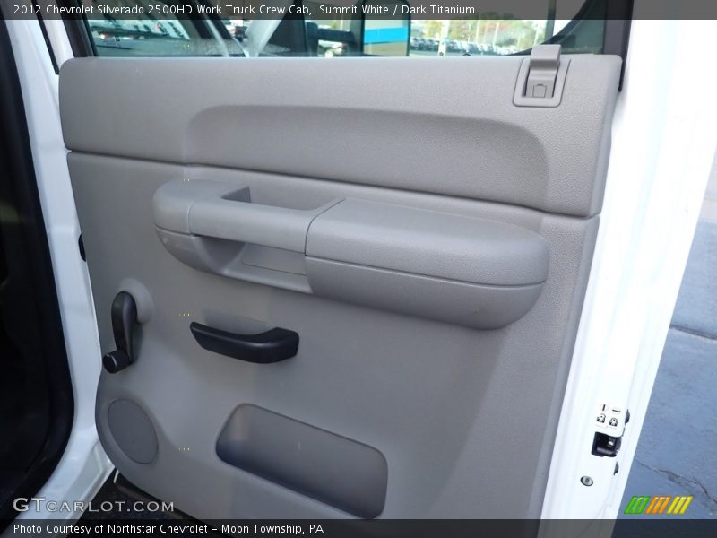 Summit White / Dark Titanium 2012 Chevrolet Silverado 2500HD Work Truck Crew Cab
