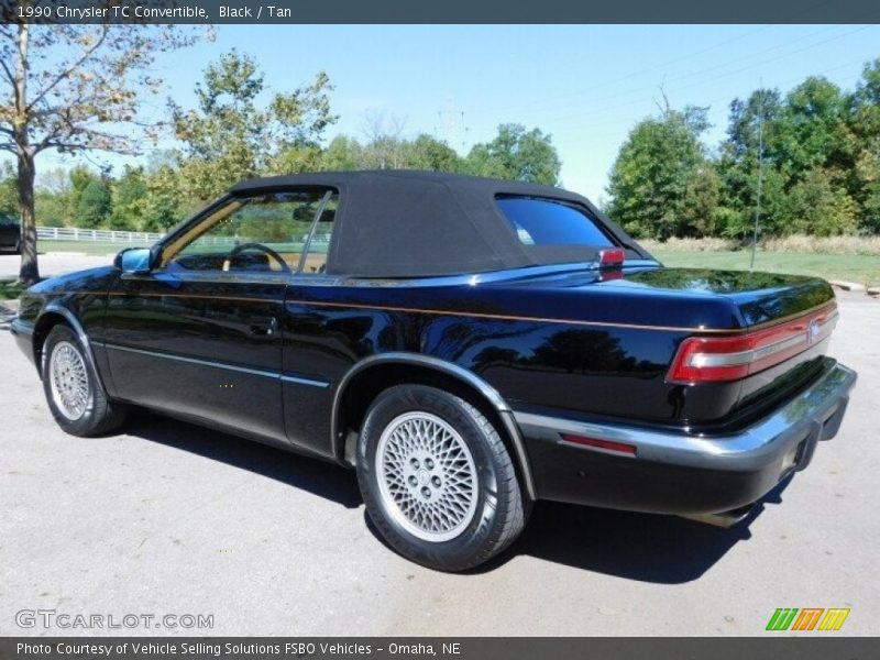 Black / Tan 1990 Chrysler TC Convertible