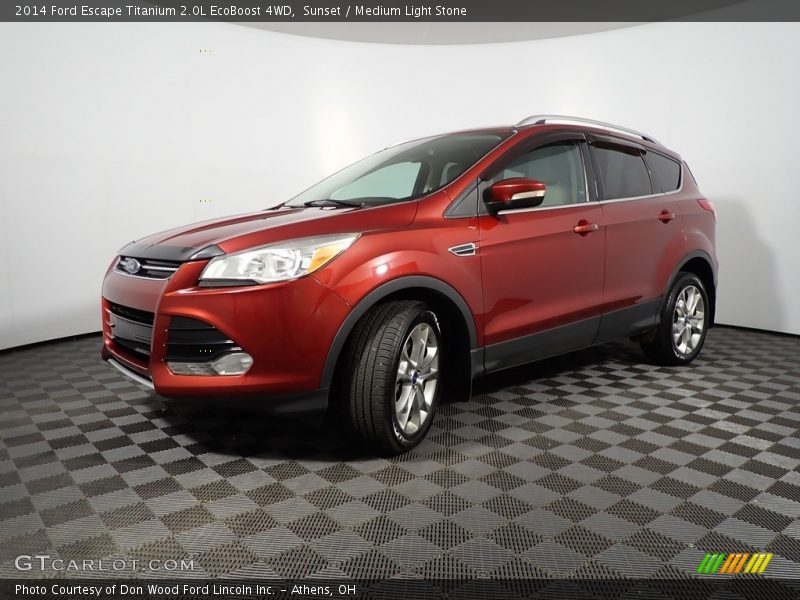 Sunset / Medium Light Stone 2014 Ford Escape Titanium 2.0L EcoBoost 4WD