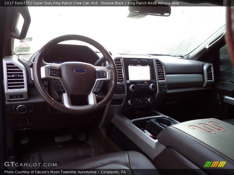 Shadow Black / King Ranch Mesa Antique Java 2017 Ford F350 Super Duty King Ranch Crew Cab 4x4