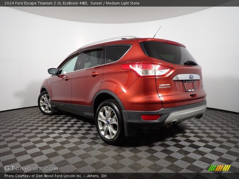 Sunset / Medium Light Stone 2014 Ford Escape Titanium 2.0L EcoBoost 4WD