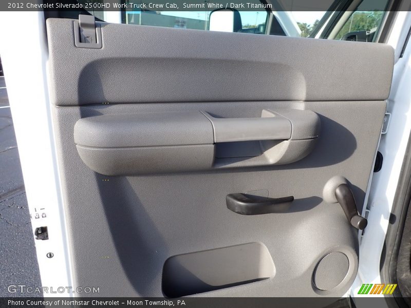 Summit White / Dark Titanium 2012 Chevrolet Silverado 2500HD Work Truck Crew Cab
