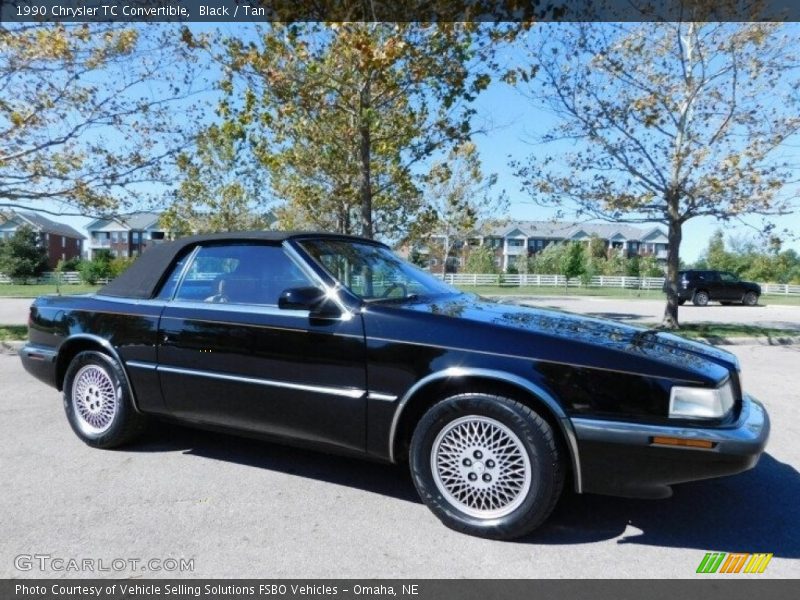 Black / Tan 1990 Chrysler TC Convertible