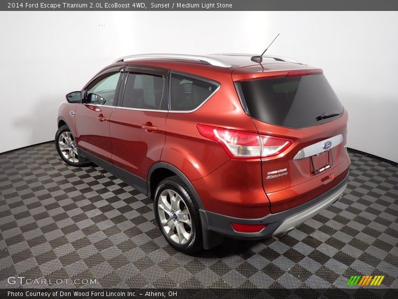 Sunset / Medium Light Stone 2014 Ford Escape Titanium 2.0L EcoBoost 4WD