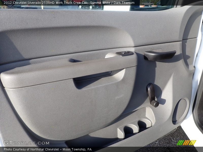 Summit White / Dark Titanium 2012 Chevrolet Silverado 2500HD Work Truck Crew Cab