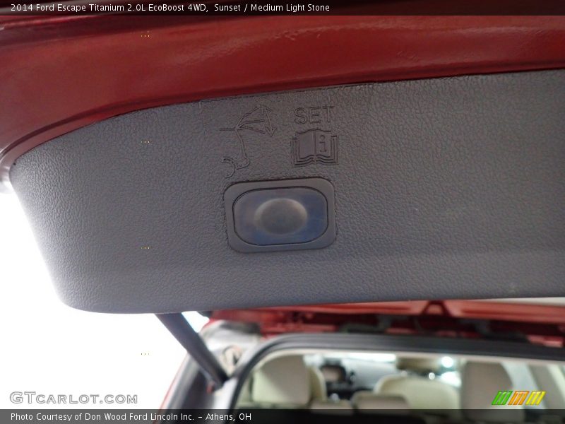 Sunset / Medium Light Stone 2014 Ford Escape Titanium 2.0L EcoBoost 4WD