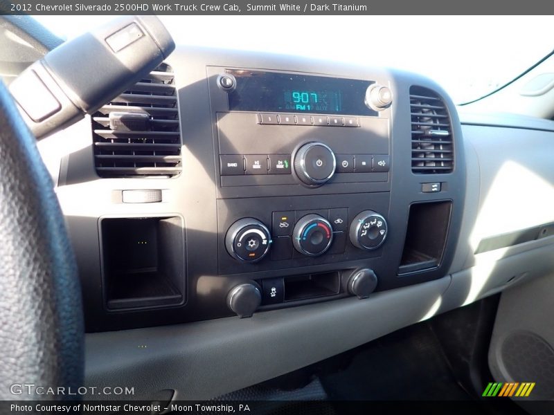Summit White / Dark Titanium 2012 Chevrolet Silverado 2500HD Work Truck Crew Cab