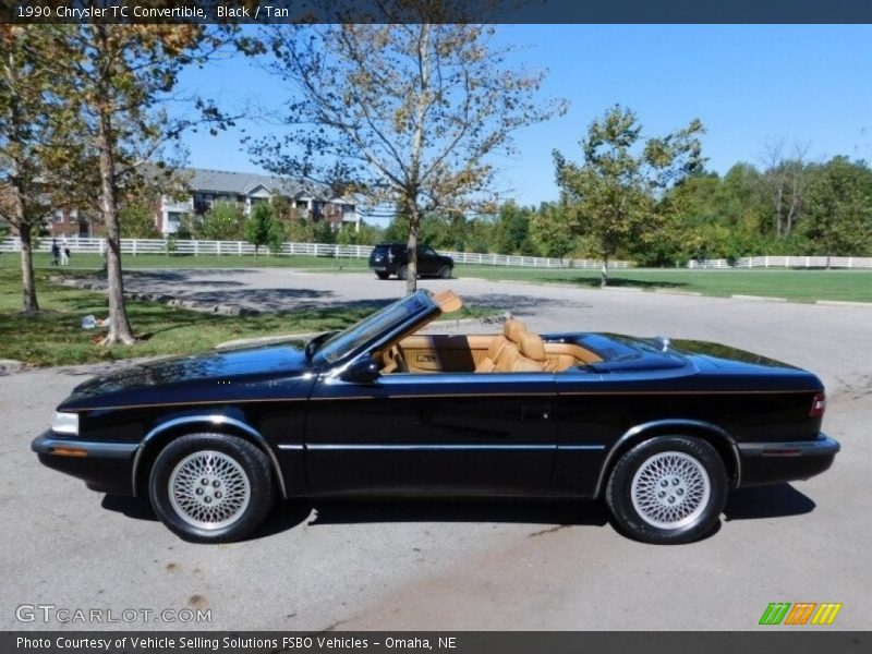 Black / Tan 1990 Chrysler TC Convertible