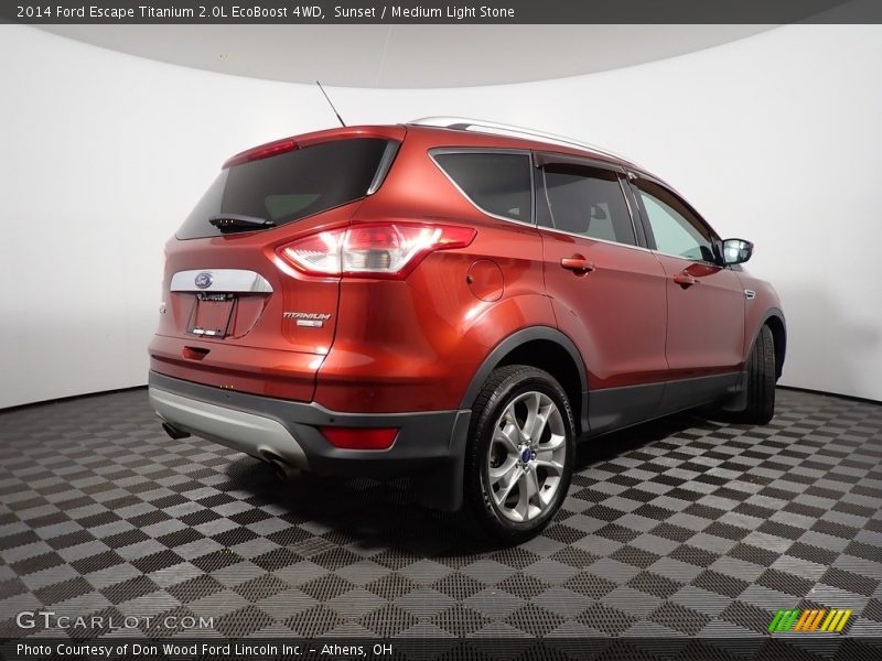 Sunset / Medium Light Stone 2014 Ford Escape Titanium 2.0L EcoBoost 4WD