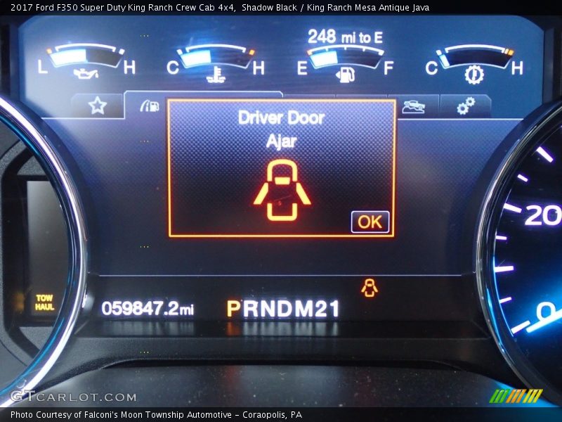 Shadow Black / King Ranch Mesa Antique Java 2017 Ford F350 Super Duty King Ranch Crew Cab 4x4
