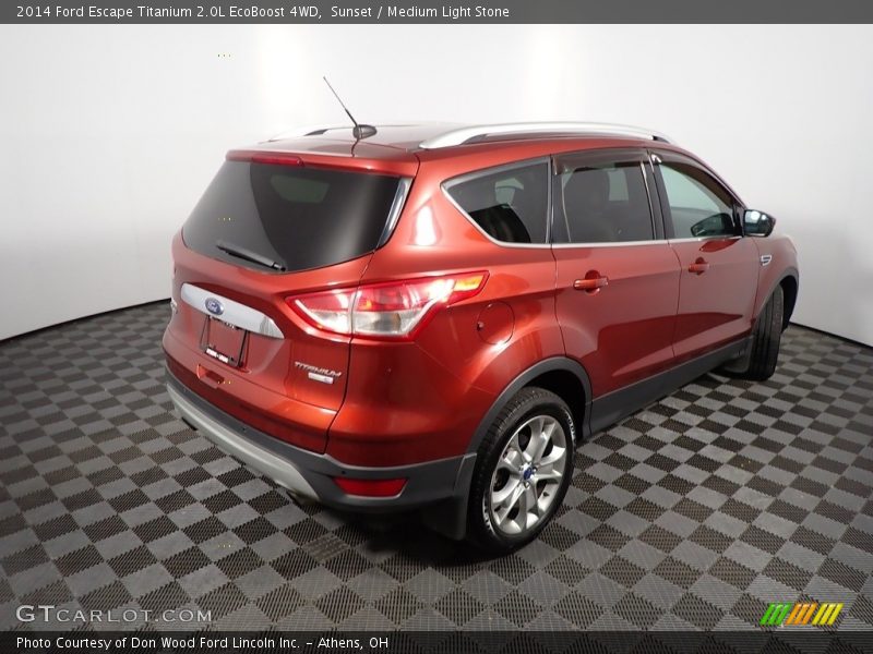 Sunset / Medium Light Stone 2014 Ford Escape Titanium 2.0L EcoBoost 4WD