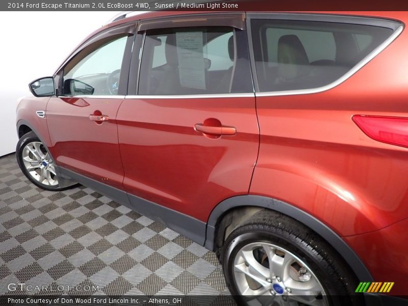 Sunset / Medium Light Stone 2014 Ford Escape Titanium 2.0L EcoBoost 4WD